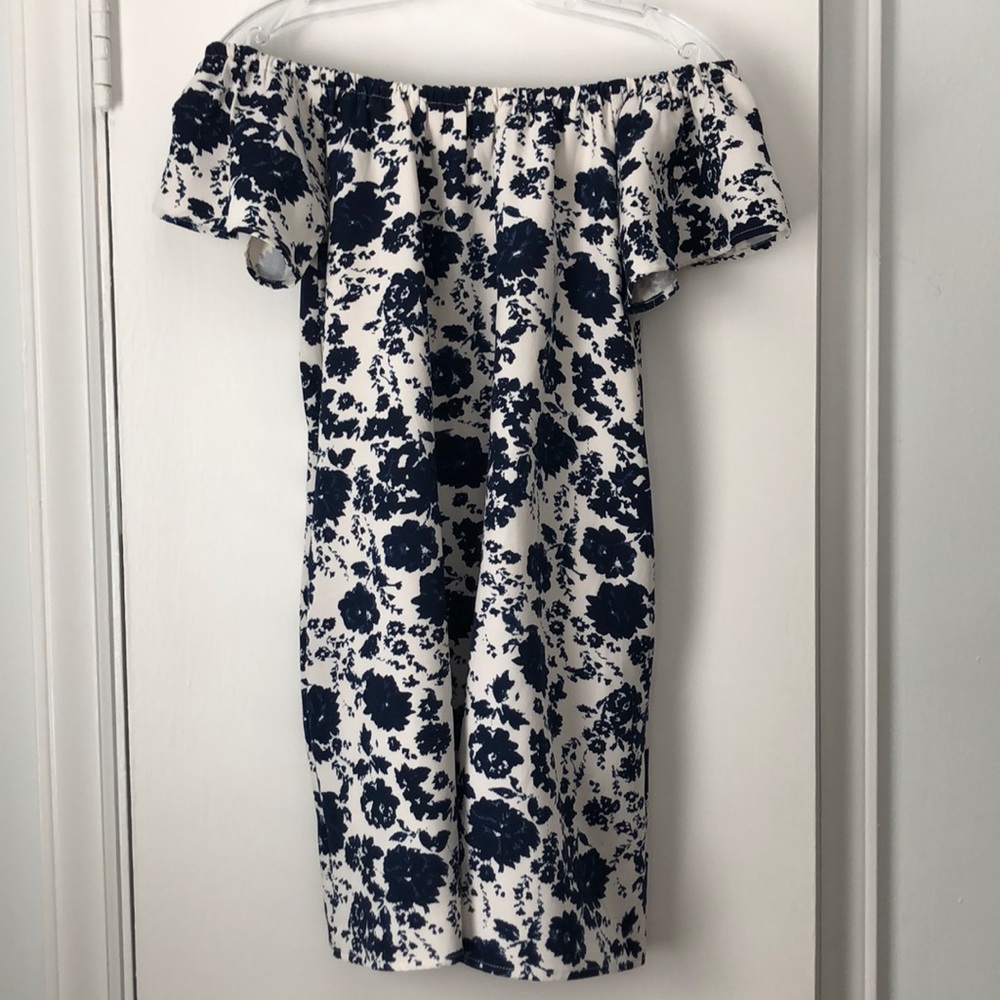 Off the shoulder floral dress